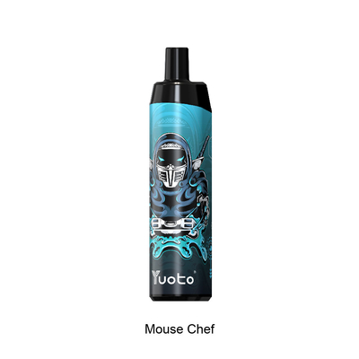 Ecig Sekali Pakai Terbaik 2022 yuoto isi ulang vape Thanos 5000 puff Mouse Chef 50mg Nikotin