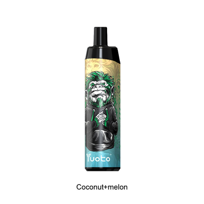 Pena Vape Sekali Pakai Dalam Jumlah Besar Thanos Yuoto Vape 5000 Puff Melon Kelapa 50mg 650mAh Isi Ulang