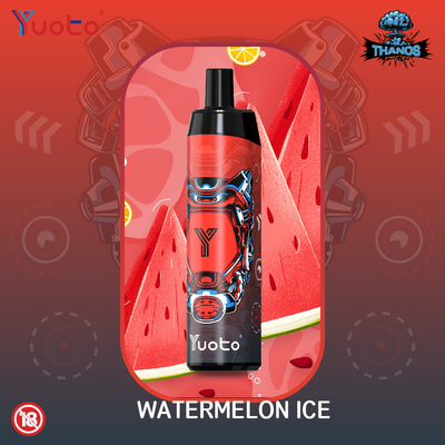 5% Nikotin Yuoto Thanos 5000 Puffs Pen Hookah 14ML 650mAh Mesh Coil Dengan Tipe C