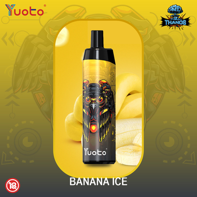 5% Nikotin Yuoto Thanos 5000 Puffs Pen Hookah 14ML 650mAh Mesh Coil Dengan Tipe C