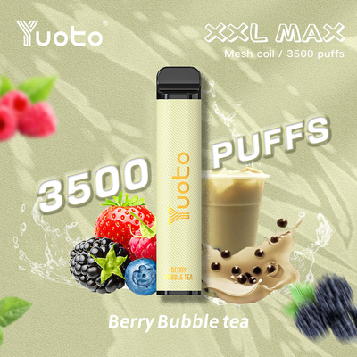 ODM Yuoto 3500 Puffs Vape Bar 16 Campuran Rasa ROHS 1200mAh Baterai 9ml E Juice