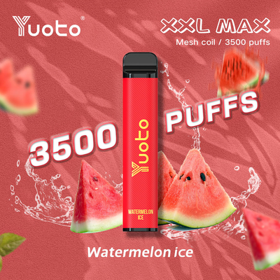 ODM Yuoto 3500 Puffs Vape Bar 16 Campuran Rasa ROHS 1200mAh Baterai 9ml E Juice