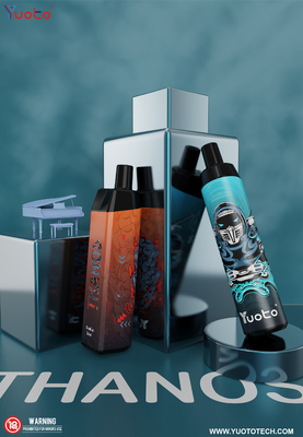 Grosir Yuoto Thanos 5000 Puffs Mesh Coil Pakai Vape 14ml E Liquid 650mAh Baterai 20 Rasa Panas Pengiriman Cepat di