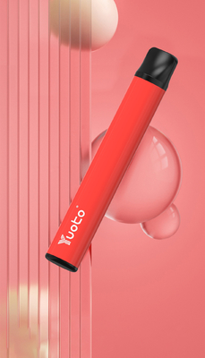 2% Nikotin 2ml E Juice Yuoto Plus 600 Puffs Vape Pen Dengan Sertifikasi Tpd