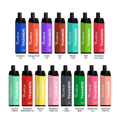 5000 Puffs 14ml RoHs Disposable Vapes 650mAh Baterai ODM OEM 18 Rasa Campuran