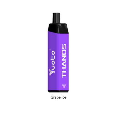 Yuoto thanos sekali pakai e jus Vape 5000 Puffs msds sekali pakai vaporizer Grape ice