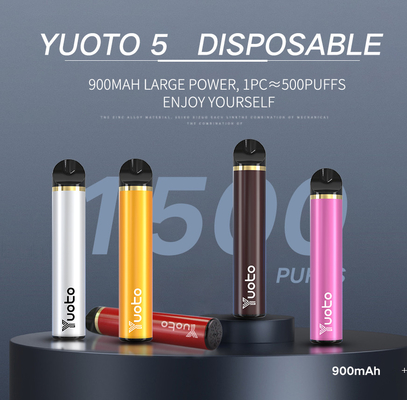 100% Asli 1500 Puff Yuoto Rokok Elektronik 900mAh 5ml Sekali Pakai Pre-Filledfactory Wholesale E Cig Vaporizer 2