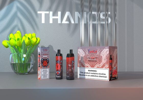 5000 puff YUOTO Thanos Disposable Vape Mesh Coil Isi Ulang 14Ml