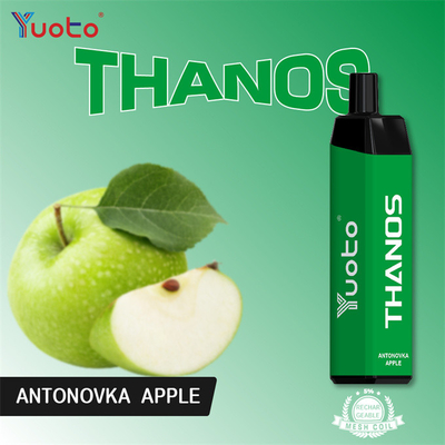 14ml Yuoto Thanos 5000 Puff Sekali Pakai Vape 650mAh Baterai Tipe C Isi Ulang