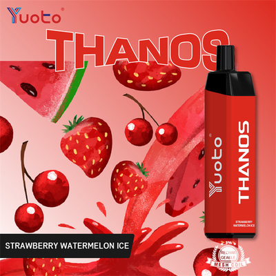 14ml Yuoto Thanos 5000 Puff Sekali Pakai Vape 650mAh Baterai Tipe C Isi Ulang