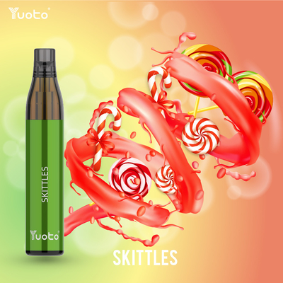 Botol Yuoto max 600 Puffs mesh coil 16 Flavours Original Disposable Vape