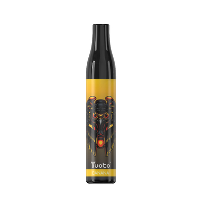 Beli 20mg Original YUOTO Bottle 600 Puffs Disposable E-Cigarettes Banana Mesh Coil TPD Eropa