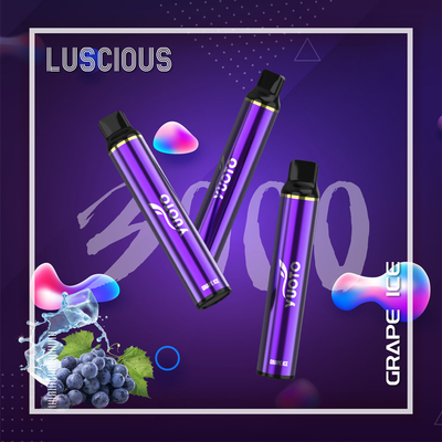 OEM ODM Rasa Buah Puff Bar Vape Pen, 8ml 3000 Puff Yuoto Luscious Vape Sekali Pakai