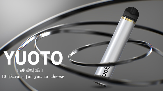 16 Rasa 1500 Puffs Vape 5.0ml Pre Fill E Juice Pre Charge Merk Yuoto