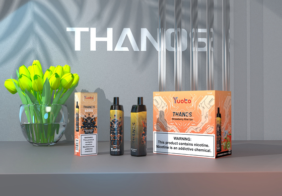 Pre Filled Thanos 5000 Puffs Yuoto Vape, Pena Vape Sekali Pakai PRO Tinggi Asli
