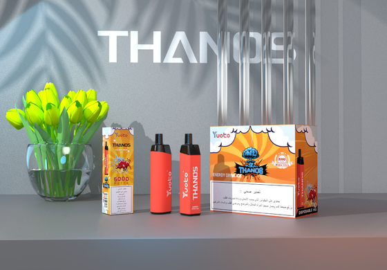 5000 Puff 14ml Yuoto Thanos E Cig, Mesh Coil 5% Pena Vape Sekali Pakai Nikotin