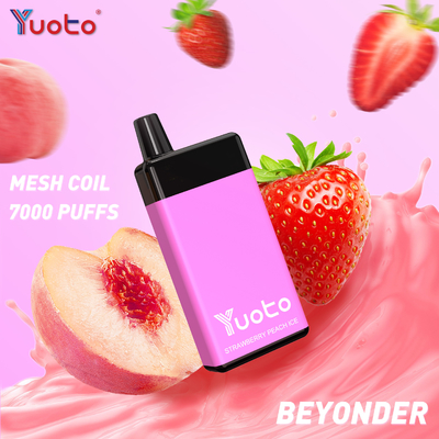 ODM 7000 Puffs Yuoto Beyonder Vape Sekali Pakai 25 Mg/Ml 15 Rasa Campuran