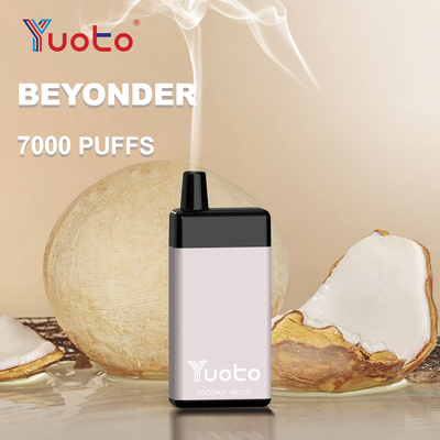 7000 Puff Yuoto Beyonder Pena Vape Sekali Pakai Hookah dengan Koil Jaring Baterai 16Ml E-liquid 900MAh