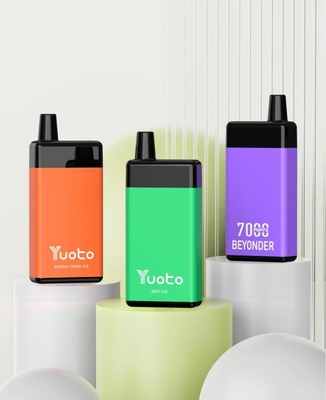 Yuoto Beyounder Aroma sekali pakai Vape 7000 Puffs diisi ulang Nikotin Bebas 5% E Cairan