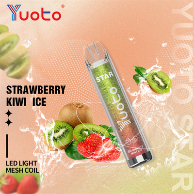 LED Shine Yuoto Star 3000 Puffs Vape Sekali Pakai Dengan 5% Nikotin 16 Rasa Hotsell
