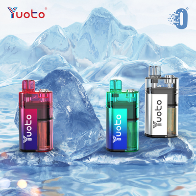 Aliran udara yang disesuaikan YUOTO Vape sekali pakai dengan 10-12W dan 0% Nikotin Kekuatan