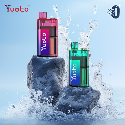 Aliran udara yang disesuaikan YUOTO Vape sekali pakai dengan 10-12W dan 0% Nikotin Kekuatan