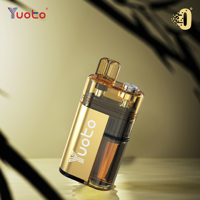 Aliran udara yang disesuaikan YUOTO Vape sekali pakai dengan 10-12W dan 0% Nikotin Kekuatan