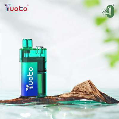 Aliran udara yang disesuaikan YUOTO Vape sekali pakai dengan 10-12W dan 0% Nikotin Kekuatan
