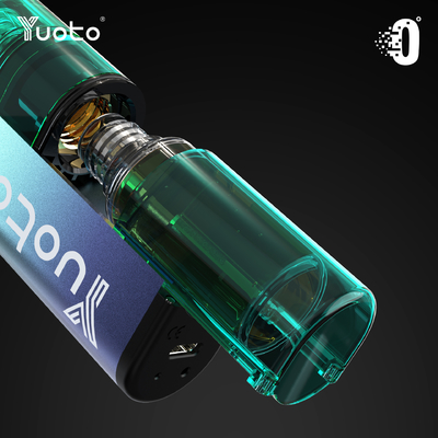 Aliran udara yang disesuaikan YUOTO Vape sekali pakai dengan 10-12W dan 0% Nikotin Kekuatan