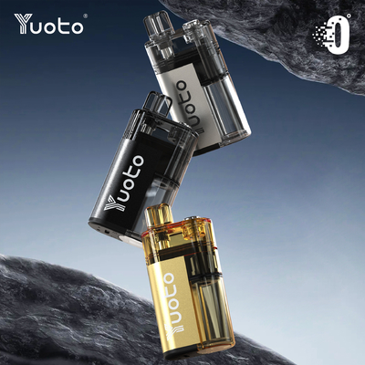 Aliran udara yang disesuaikan YUOTO Vape sekali pakai dengan 10-12W dan 0% Nikotin Kekuatan