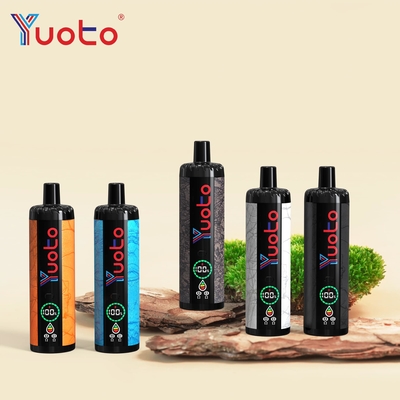Aliran udara yang dapat disesuaikan YUOTO 15000 Puffs Vape sekali pakai dengan DualMesh Coil 850mAh Baterai 23 Rasa