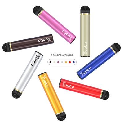 Yuoto Vape Populer dengan Kualitas Tinggi 5% Garam Nikotin Vape Sekali Pakai Asli Yuoto 1500 Puffs Vape Ecigs