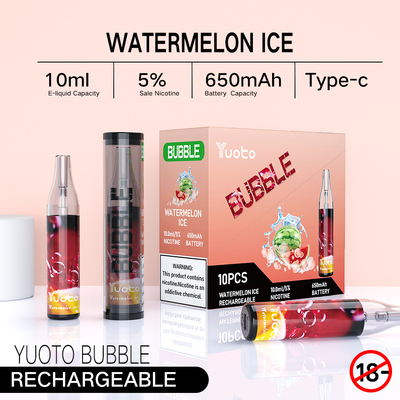 15 Flavours Pod System Devices 2300 Puffs Desain Silinder Dengan Pola Bertekstur