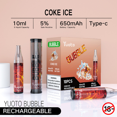 15 Flavours Pod System Devices 2300 Puffs Desain Silinder Dengan Pola Bertekstur