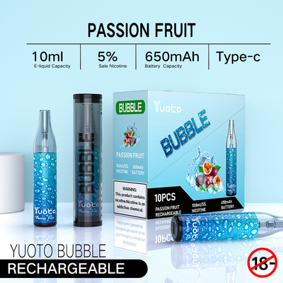 15 Flavours Pod System Devices 2300 Puffs Desain Silinder Dengan Pola Bertekstur
