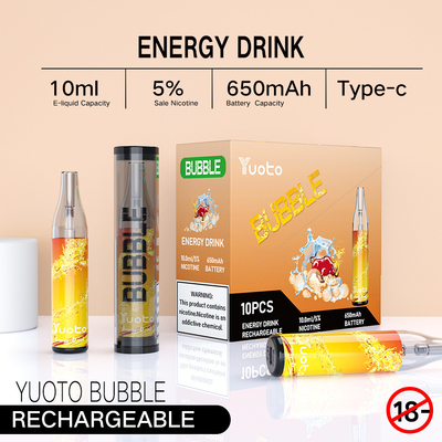 15 Flavours Pod System Devices 2300 Puffs Desain Silinder Dengan Pola Bertekstur