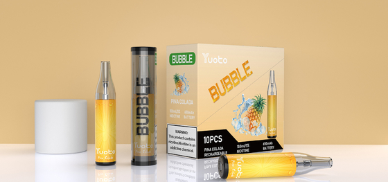 Perangkat Vape Isi Ulang 10ml sekali pakai yang dipimpin dengan baterai 700mah