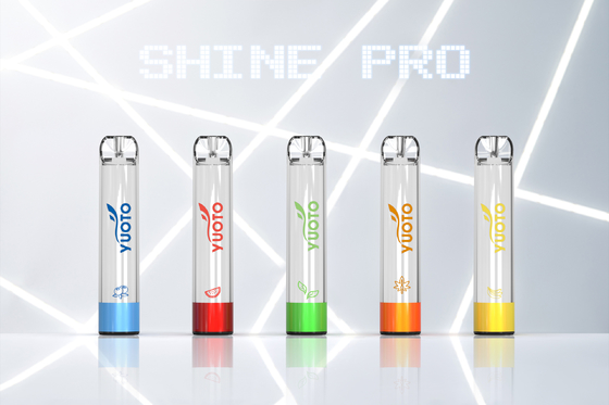Yuoto Shine pro 2000 Puffs Vape 15 Rasa Dengan Kapasitas Jus E 5ML