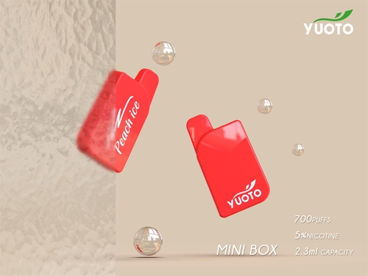 15 Flavours 700 Puffs Vape 2.3ML E Kapasitas Jus EMC ROHS Sertifikat