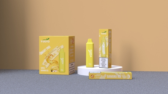 YUOTO SMART PRO 1500puff 2-5%Mg Disposable E cig Square Line Dengan Baterai 800mAh