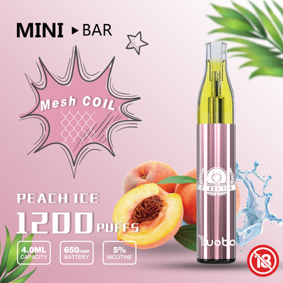 11 Campuran Rasa Buah Mini Bar Yuoto Disposable Vape 1200puff