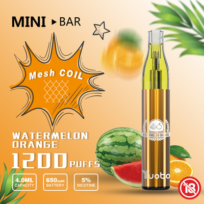Vape Yuoto Mini Bar 1200puff Cartridge Sekali Pakai Dapat Diganti