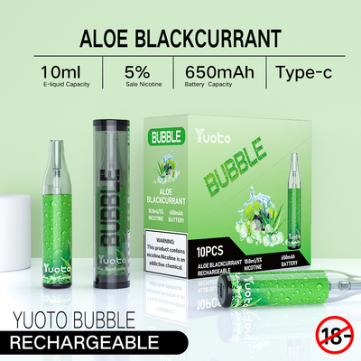 Tipe c dapat diisi ulang Vape 4500 Puff sekali pakai 5% Kekuatan Nikotin