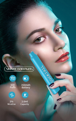 YUOTO Smart 600 Puffs Vape 2ML E Kapasitas Jus Dengan 12 Rasa