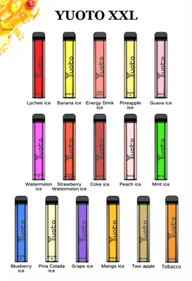 5% garam nikotin 2500 Puff Vape Sekali Pakai 7ml E Liquid Square Shape