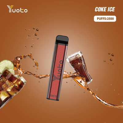 Yuoto xxl 2500puffs 1200mah 7ml eliquid bentuk persegi yuoto vape sekali pakai yuotovape vape pod
