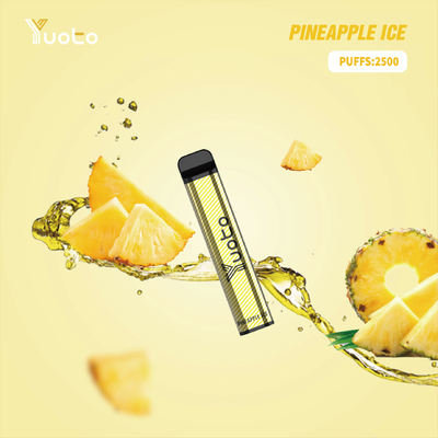 Yuoto xxl 2500puffs 1200mah 7ml eliquid square shape yuoto vape sekali pakai yuotovape pabrik asli vape pod di cina