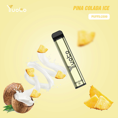 Yuoto xxl 2500puffs 1200mah 7ml eliquid square shape yuoto vape sekali pakai yuotovape pabrik asli vape pod di cina