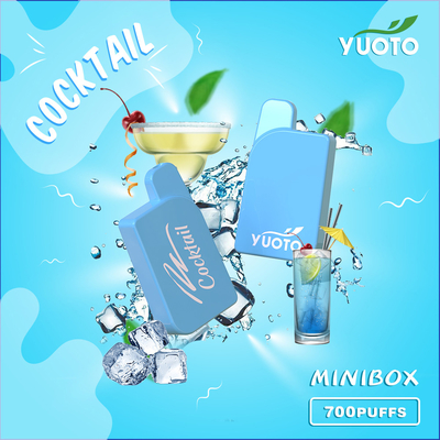 700 Puff Yuoto Mini Box 15 Flavours 2,3 ML Kapasitas Jus yang Layak Anda Dapatkan