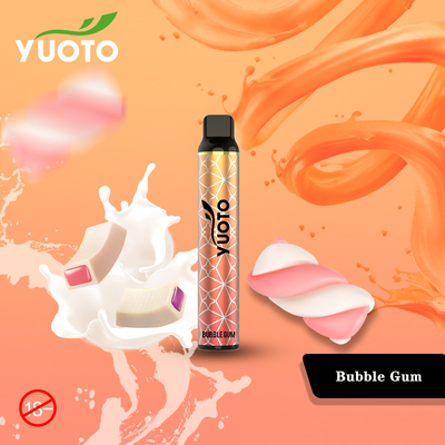 Yuoto luscious 22 Flavoured E Cigs Button Gratis, Mudah Digunakan Dengan Baterai 1350mAh